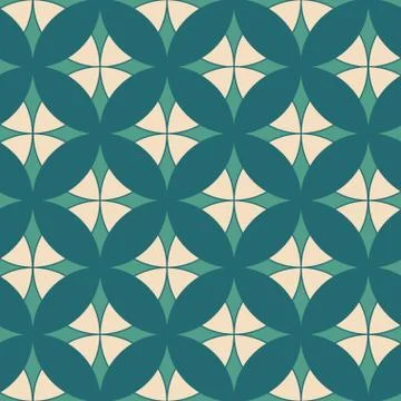 Abstract Geometric Tiles Seamless Vector Pattern Stockillustratie