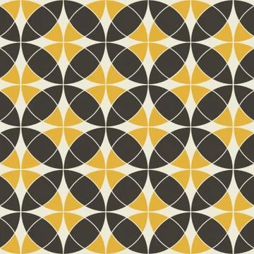 Abstract Geometric Tiles Seamless Vector Pattern Stock Illustration