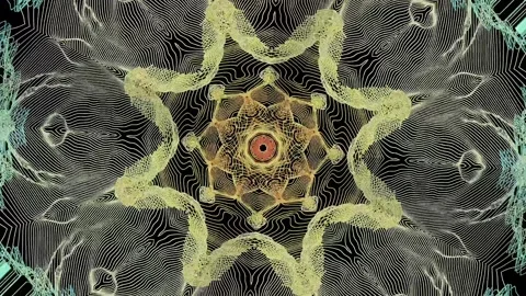 Abstract geometric topographic line motion background Stock Footage 337323937