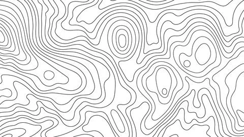 Abstract Geometric Topography Art Background Stock Illustration