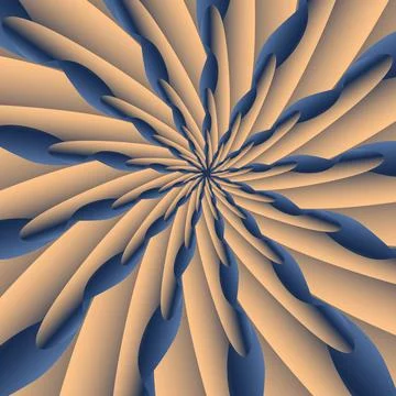 Abstract geometric transformed shapes background Illustrazione stock