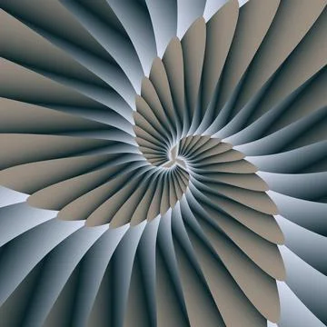 Abstract geometric transformed shapes background Illustrazione stock