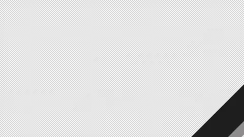 Abstract geometric transition loop in white, grey on transparent background Stock Footage 337171977