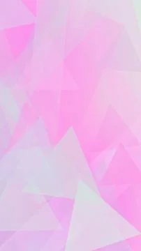 Abstract geometric triangle artwork in soft pink tones, with a dreamy gradi.. 스톡 일러스트