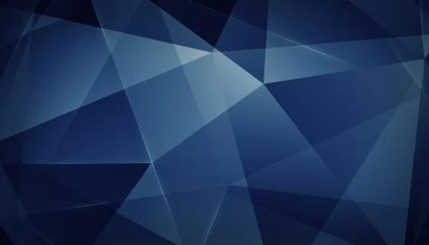 Abstract geometric triangle background. blue version. Stock Illustration