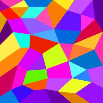 Abstract geometric triangle background. Colorful polygonal texture. Vector Stock Illustration