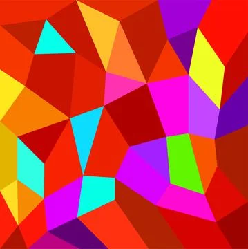 Abstract geometric triangle background. Colorful polygonal texture. Vector il Stock Illustration