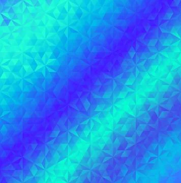 Abstract geometric triangle blue background Stock Illustration