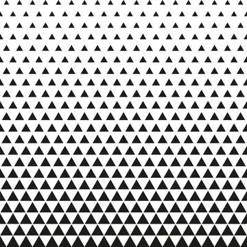 Abstract geometric triangle design halftone vector pattern 스톡 일러스트