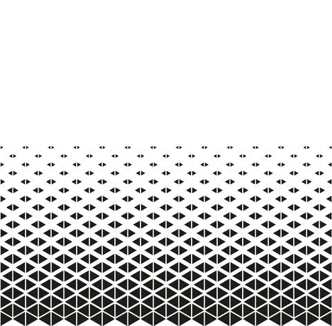 Abstract geometric triangle design halftone vector pattern 스톡 일러스트