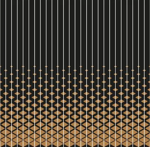 Abstract geometric triangle design halftone vector pattern Illustrazione stock