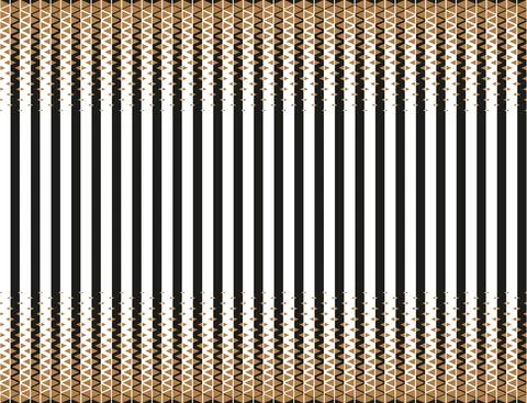 Abstract geometric triangle design halftone vector pattern Illustrazione stock