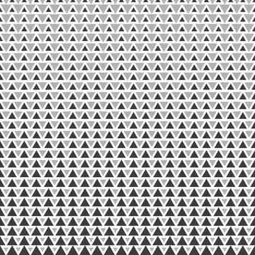 Abstract geometric triangle design halftone vector pattern Illustrazione stock