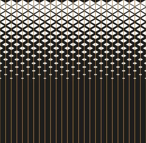 Abstract geometric triangle design halftone vector pattern Stock Illustration