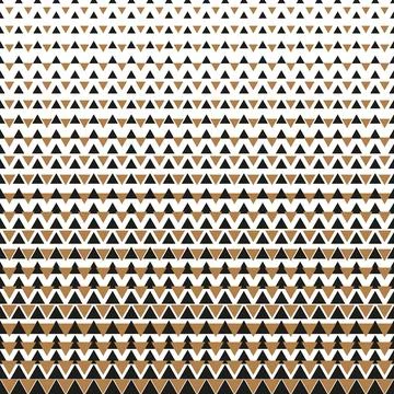 Abstract geometric triangle design halftone vector pattern Stock Illustration