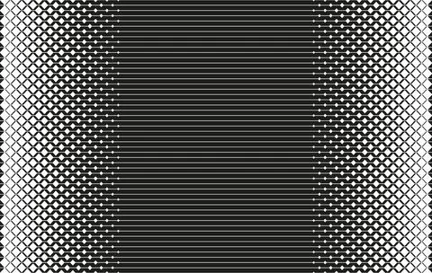Abstract geometric triangle design halftone vector pattern Illustrazione stock