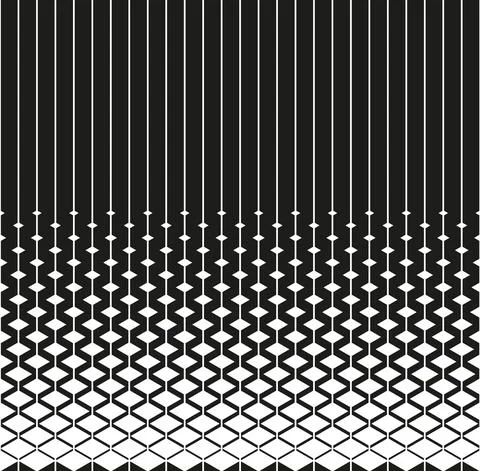 Abstract geometric triangle design halftone vector pattern Stock Illustration