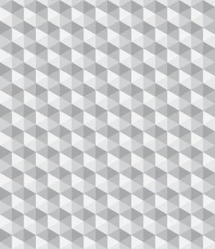Abstract geometric triangle hexagon seamless pattern Stock Illustration