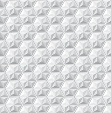 Abstract geometric triangle hexagon seamless pattern Stock Illustration