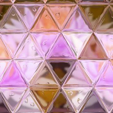 Abstract Geometric Triangle Mirrored Pattern Illustrazione stock