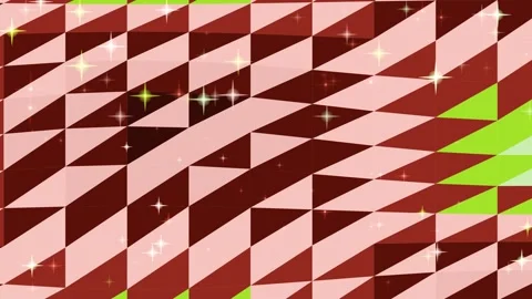 Abstract Geometric Triangle Motion Graphics with Sparkling Stars Stock Footage 331942787