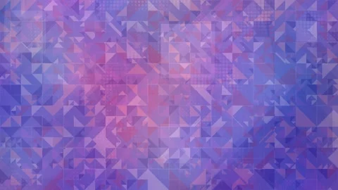 Abstract geometric triangle pattern background animation, purple and violet Stock Footage 327767585