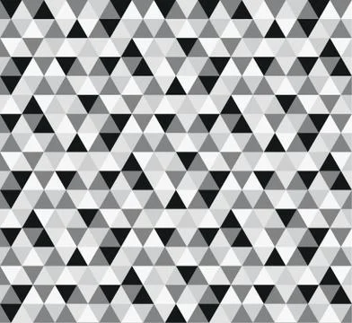 Abstract geometric triangle pattern background Stock Illustration