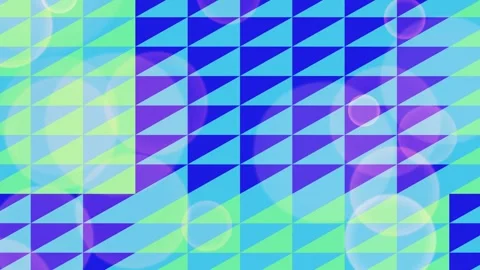 Abstract Geometric Triangle Pattern with Bokeh Overlay Video stock 332043204