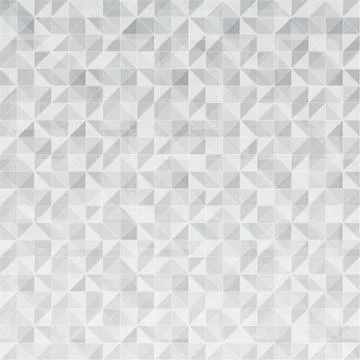 Abstract geometric triangle pattern mosaic overlay on gray and white color ba Illustrazione stock