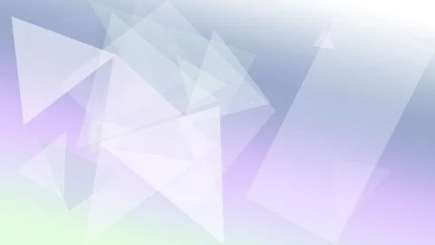 Abstract geometric triangle pattern in pastel blue and purple creates a cal.. Stock Illustration