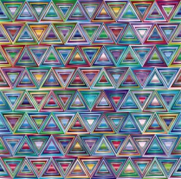 Abstract geometric triangle seamless pattern Stock Illustration
