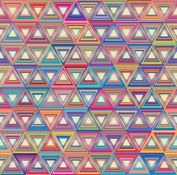 Abstract geometric triangle seamless pattern Stockillustratie
