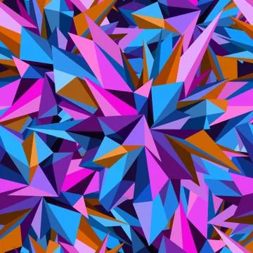 Abstract geometric triangle seamless pattern 스톡 일러스트