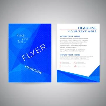 Abstract  Geometric Triangle template layout for brochure, magazine, flyer 스톡 일러스트