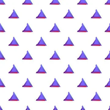 Abstract geometric triangles forming modern seamless pattern イラスト素材
