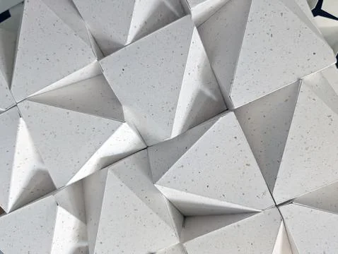 Abstract Geometric Triangles Pattern Textured Surface Stock Photos