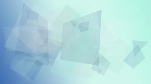 Abstract geometric triangles in soft blue and teal tones create a calm futu.. 스톡 일러스트
