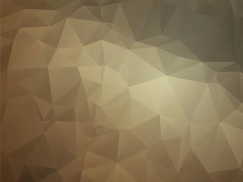 Abstract geometric triangular light brown leather background Stock Illustration