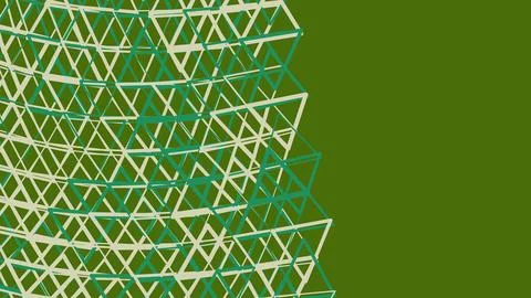 Abstract geometric triangular metal structure pattern Stock Illustration