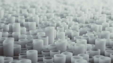 Abstract Geometric Tubes Random Motion, 4k Loopable 3d Animation Stock Footage 66544145