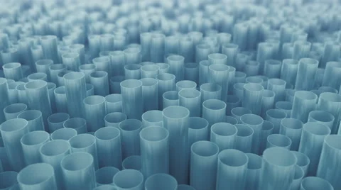 Abstract Geometric Tubes Random Motion, 4k Loopable 3d Animation Stock Footage 68346525