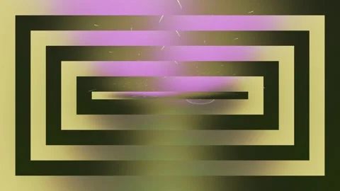 Abstract Geometric Tunnel with Gradient Colors and Circular Elements Stock Footage 332198108