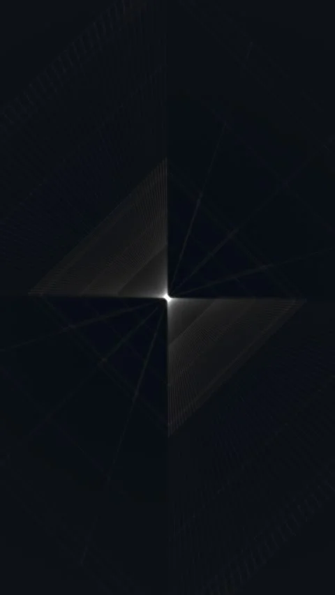 Abstract geometric tunnel with light at the end, perspective motion concept Stock Footage 340332213