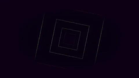 Abstract geometric tunnel motion graphics loop Stock-Footage 345548329