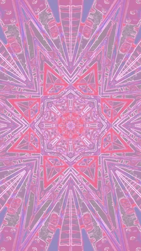 Abstract geometric Tunnel pattern digital artwork vj loop screensaver seaml.. Video stock 321563927