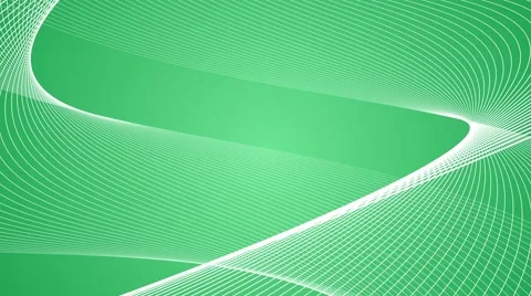 Abstract geometric twisting spiral loop motion background green Video stock 60692491