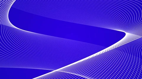 Abstract geometric twisting spiral loop motion background blue Stock Footage 60692726