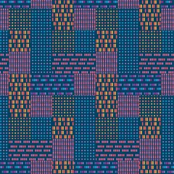 Abstract geometric urban seamless pattern. Stock Illustration