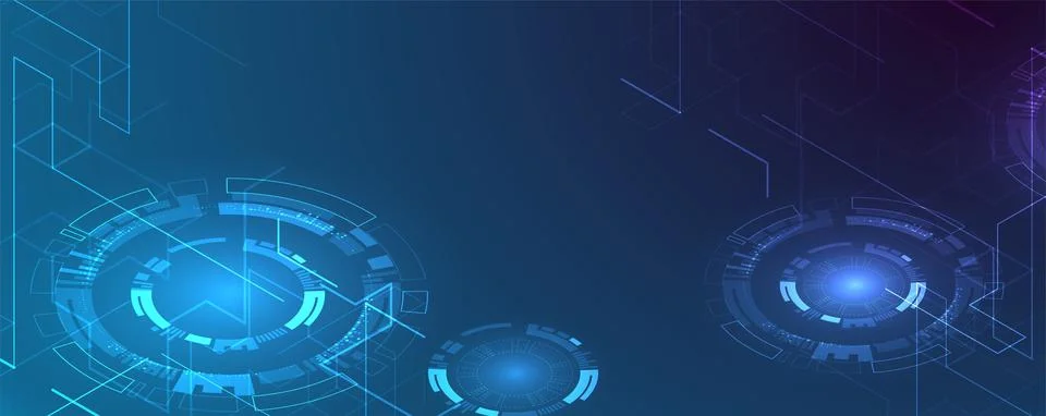 Abstract geometric vector background. Circle technology or science concept. Stock Illustration