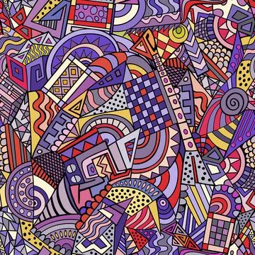 Abstract geometric vector background design. 库存插图